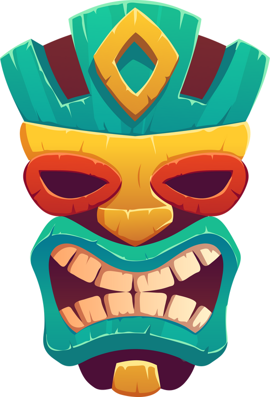 Tiki mask